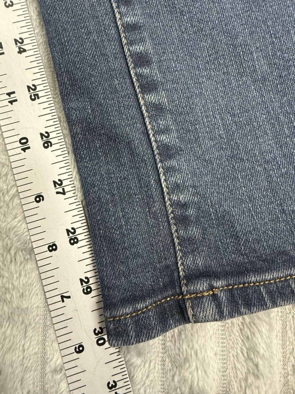 VTG Lauren Jeans Co Y2K Ralph Lauren Bootcut Jeans Womens 10 Blue Stretch Denim - Picture 6 of 9